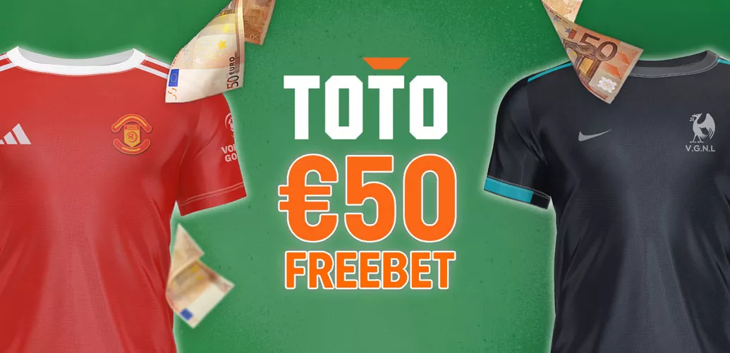 €50 Free Bets bij TOTO – Wedden op Man United vs Liverpool!