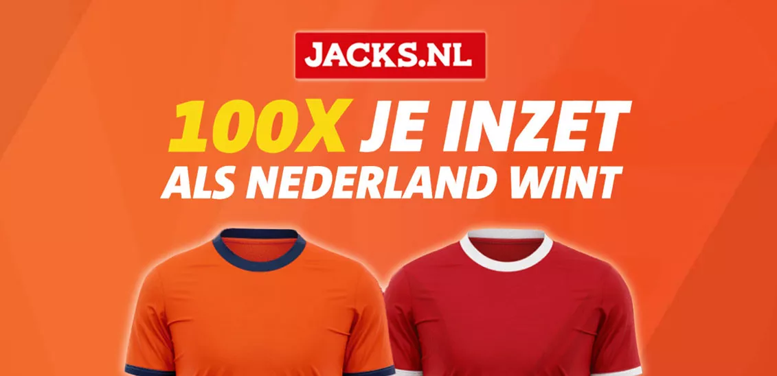 Jacks.nl EK 2024 Bonus: 100x als Nederland wint van Oostenrijk!