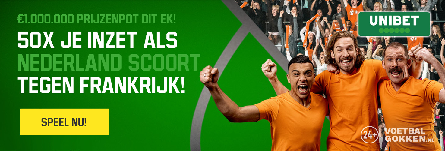 Unibet EK 2024 promo: 50x als Nederland wint van Polen